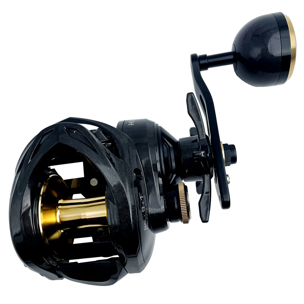 Carrete de Pesca Baitcasting, accesorio de alta velocidad, Ratio de engranaje, arrastre máximo de 16 KG, 6,3: 1 - imagen 4
