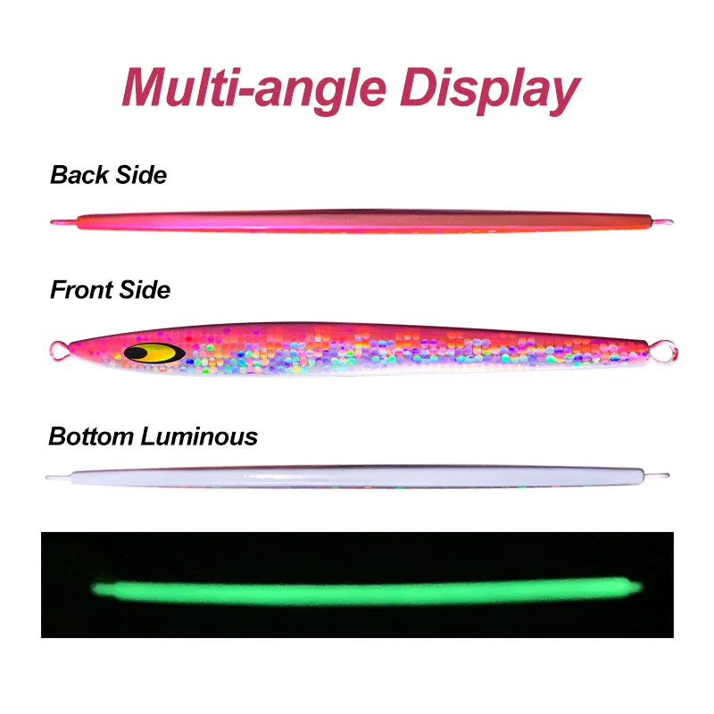 TEASER J64 señuelo de pesca de hundimiento rápido Jigging 120g 150g Artificial brillante láser Metal Jigbait agua salada brillo pesca Jig señuelo - imagen 5