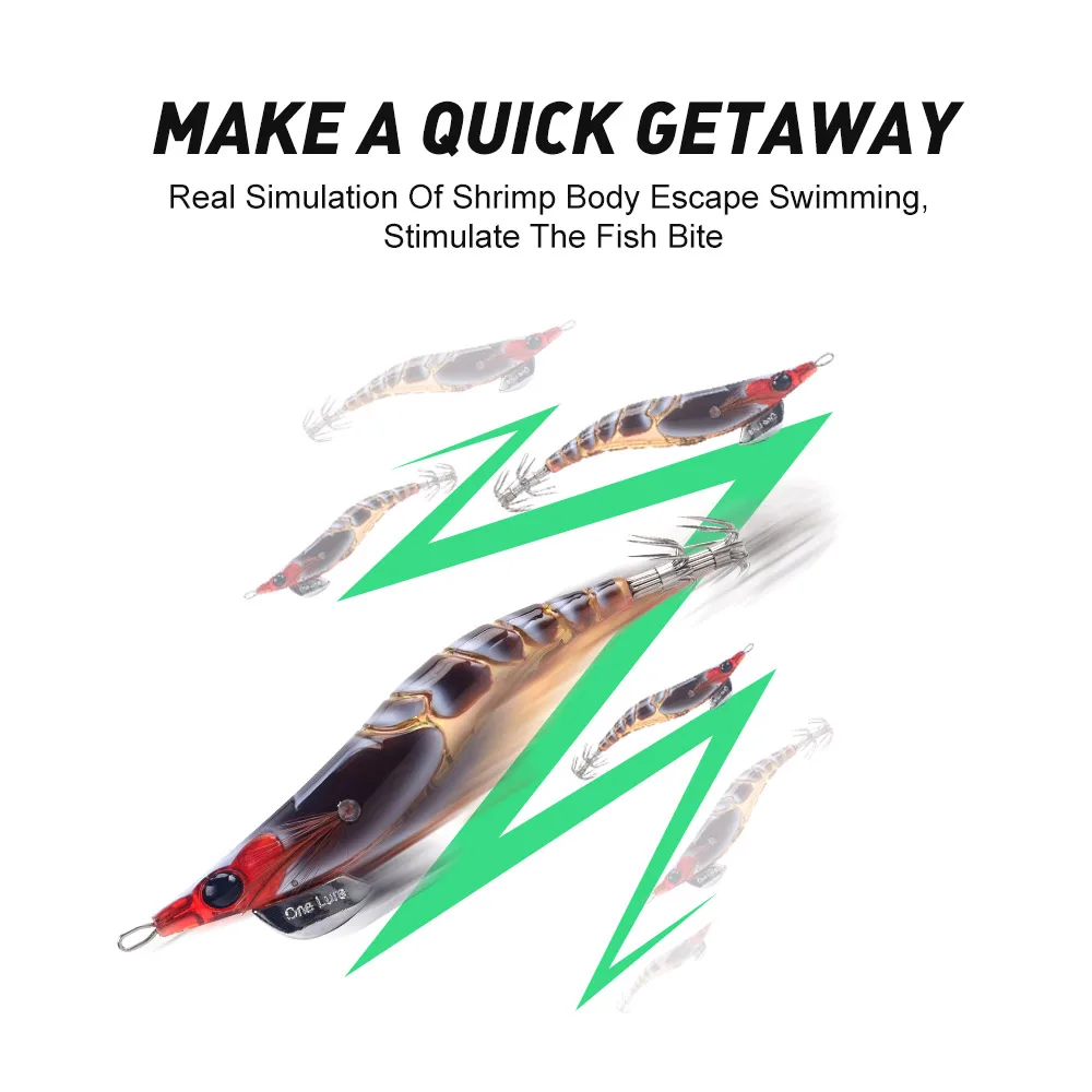 Kingdom Egi-señuelo de calamar Artificial, anzuelos de hundimiento lento, pesca en el mar, pulpo, sepia, señuelo luminoso - imagen 5