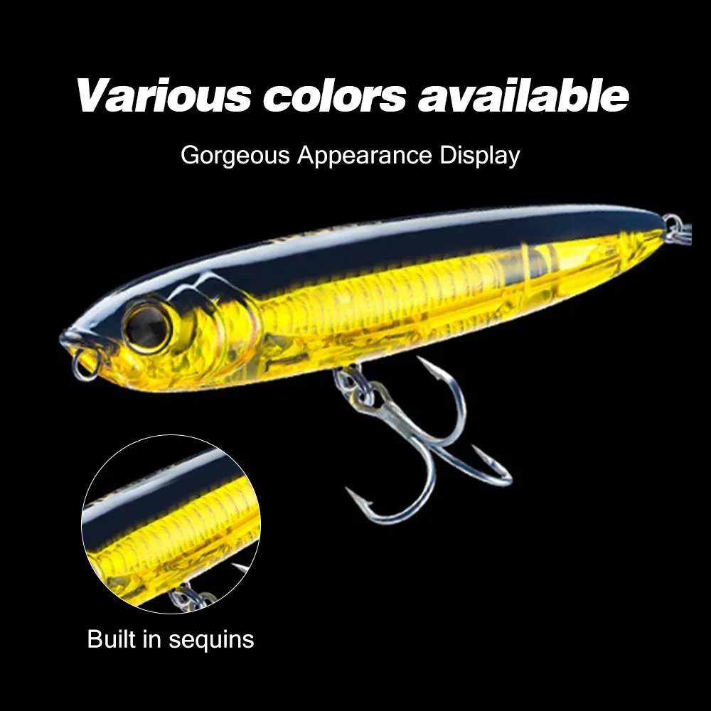 THORFORCE-señuelo de pesca de superficie lápiz, aparejos de pesca de lubina, señuelos de carpa, cebo de agua salada, cebo de pesca Artificial - imagen 5