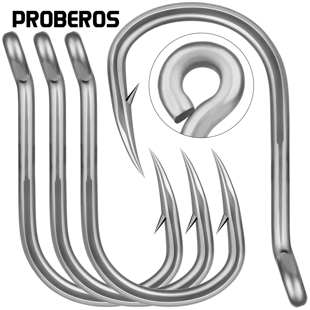 PROBEROS SJ42 Jigging Anzuelo Inoxidable 1/0-13/0 para marino - imagen 2