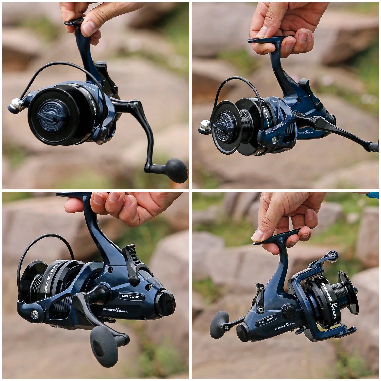 Carrete Sougayilang 7000 – 13+1BB, Freno 10kg, Alta Velocidad - imagen 5