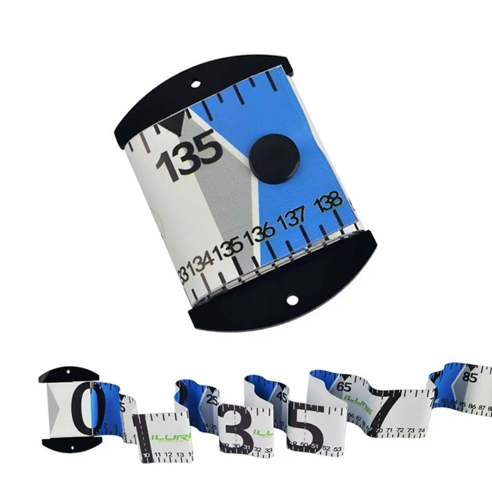 Regla medidora de Pesca con placa, resistente al agua, cinta métrica de Pesca precisa, herramientas de aparejos, regla de Pesca plegable, equipo de Pesca - imagen 5