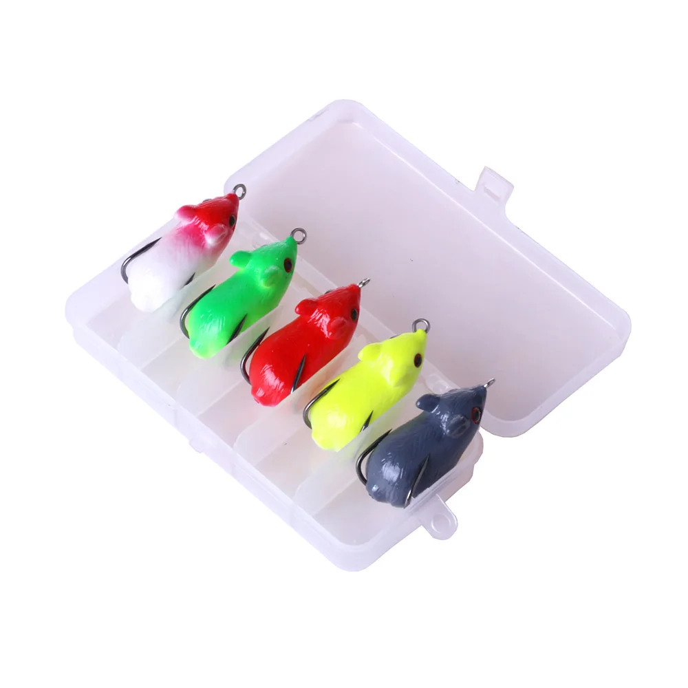 Señuelos de superficie con forma de rana – pesca de lucio y lubina - imagen 4