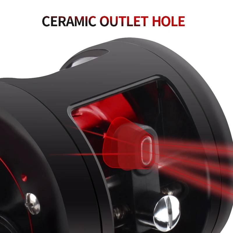 Carrete Baitcasting Kawa – Aluminio, resistente agua de mar - imagen 4