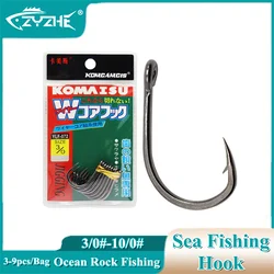 Anzuelos Boca Ancha de Acero Inoxidable ZYZHE – Agua Dulce y Salada