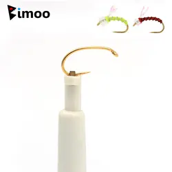 Anzuelos Ninfa Scud Bimoo Dorados Sin Púas para Pesca de Trucha