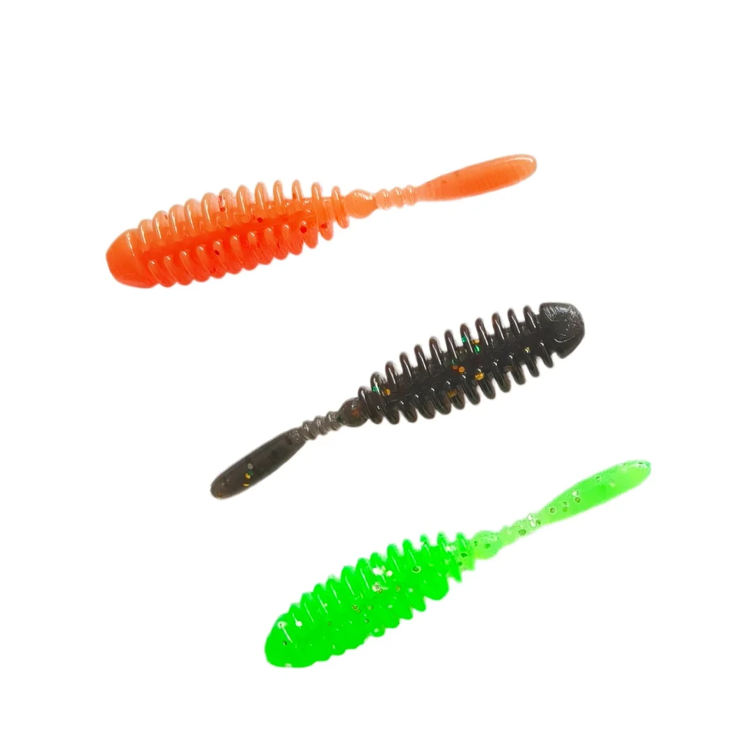 Swolfy Micro vinilos swimbait TPE – Cola de aguja para pesca en río - imagen 3