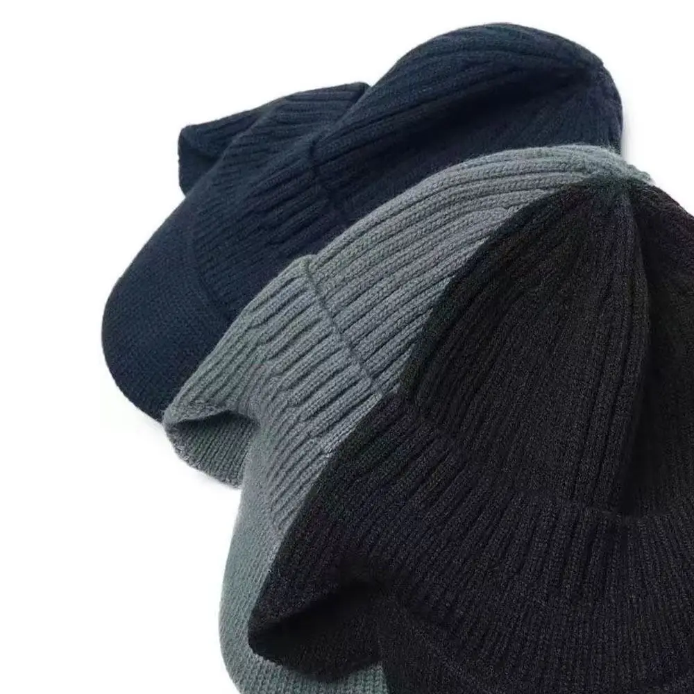 Gorro de punto con protección para los oídos de ala corta para hombre, gorro con orejeras para esquí cálido para invierno, gorros para ciclismo al aire libre - imagen 5