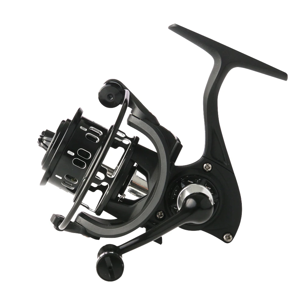 DEUKIO-carrete de pesca de carbono, bobina pequeña ST1000/2000/3000 Series 8 + 1 BB, arrastre máximo 6kg, lanzamiento de agua dulce y Marina - imagen 5