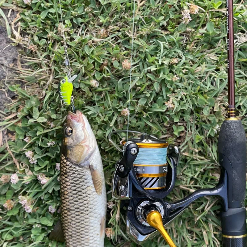 Mini Crankbait de alta calidad, 5 piezas, 2,8 cm, 2g, cebo duro Artificial, lubina, trucha, aparejos de pesca - imagen 3