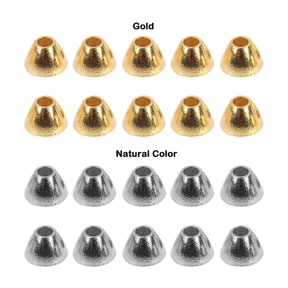 10 Uds. De cuentas de tungsteno con forma de gota de aleación de tungsteno, bonito diseño 4*3/4*3,5/5*4, Material para atado de moscas, atado de moscas de pesca, cuentas ranuradas - imagen 3