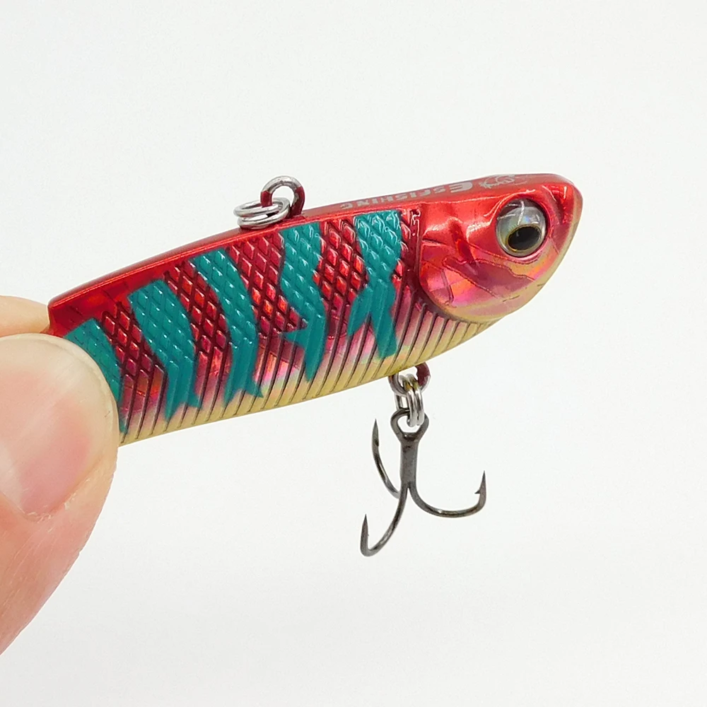 KESFISHING DEFO VIB 7cm 9cm hundimiento Isca vibración Artificial bola móvil hacer ruido cebo duro invierno señuelo de pesca en hielo - imagen 5