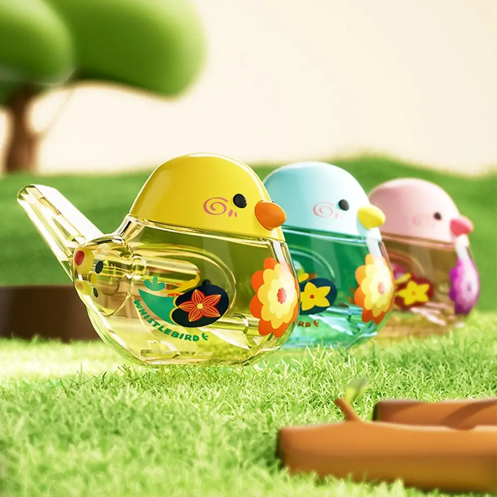 Silbato de pájaro lleno de agua, cuerda colgante, voz suave, silbatos musicales de agua, entrenamiento de pronunciación, desarrollar músculos de la boca