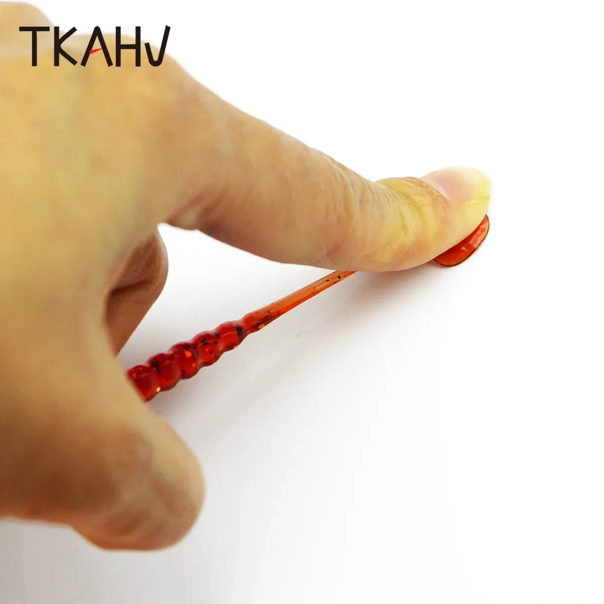 TKAHV-señuelo suave de pesca, cebo de 35mm, plantilla de sábalo, Wobblers, Swimbait, silicona Artificial, fuerte atracción para carpa lubina, 10 unids/lote por bolsa - imagen 4