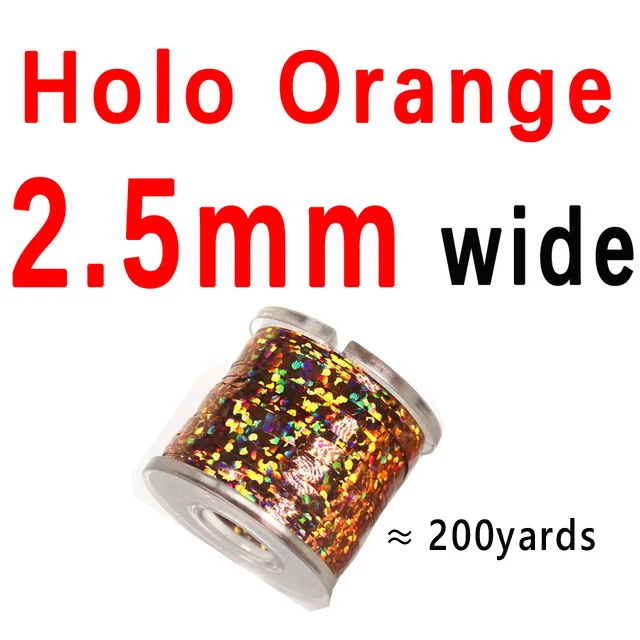 2.5mm Holo Orange