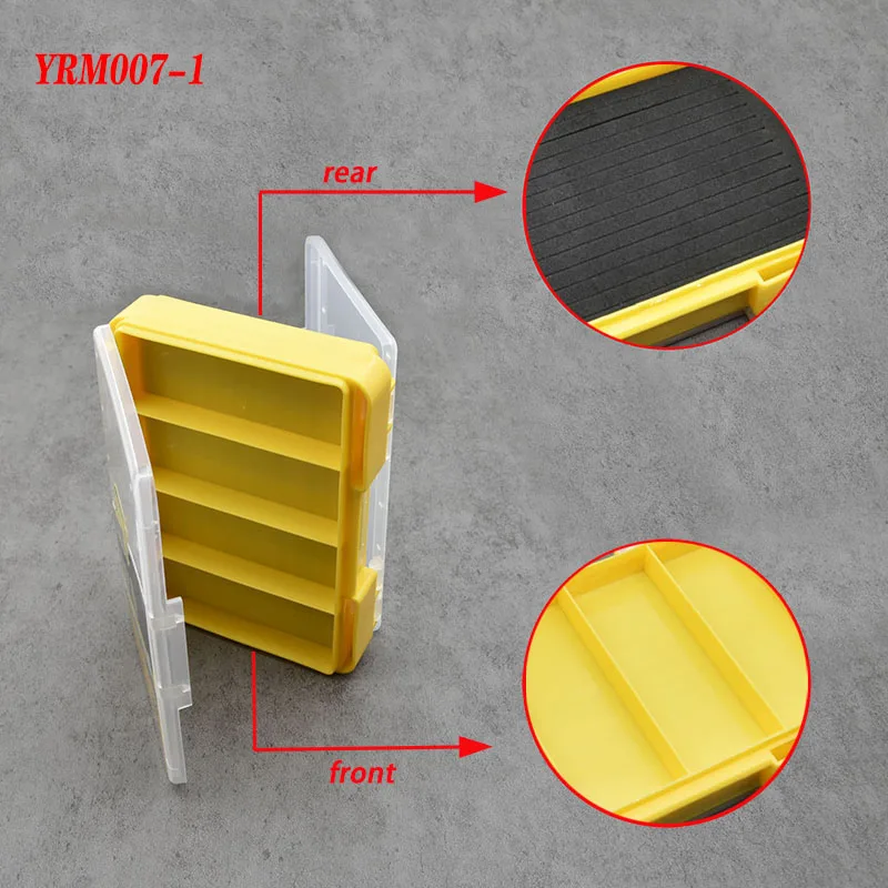 Nueva caja de aparejos de pesca, accesorios de pesca de doble cara, caja de almacenamiento de herramientas, carpa de doble capa para productos de pesca, anzuelos, cajas de señuelos - imagen 5