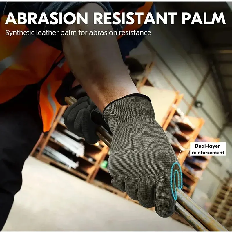 Guantes de Trabajo Ligeros de Alto Rendimiento para Hombre y Mujer, Transpirables, Multiusos, con Alta Destreza y Capacidad para Pantalla Táctil - imagen 4