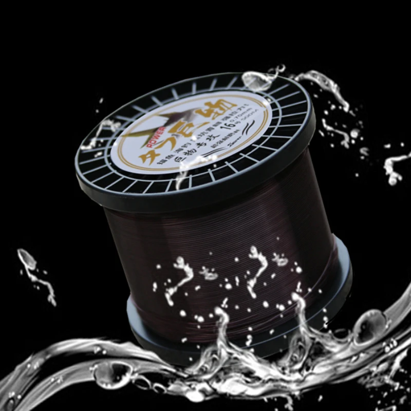 Hilo de pescar de nailon grueso, línea principal de Pesca de Mar, recubierto de fluorocarbono, superextensible, resistente al desgaste, 100/500m - imagen 3