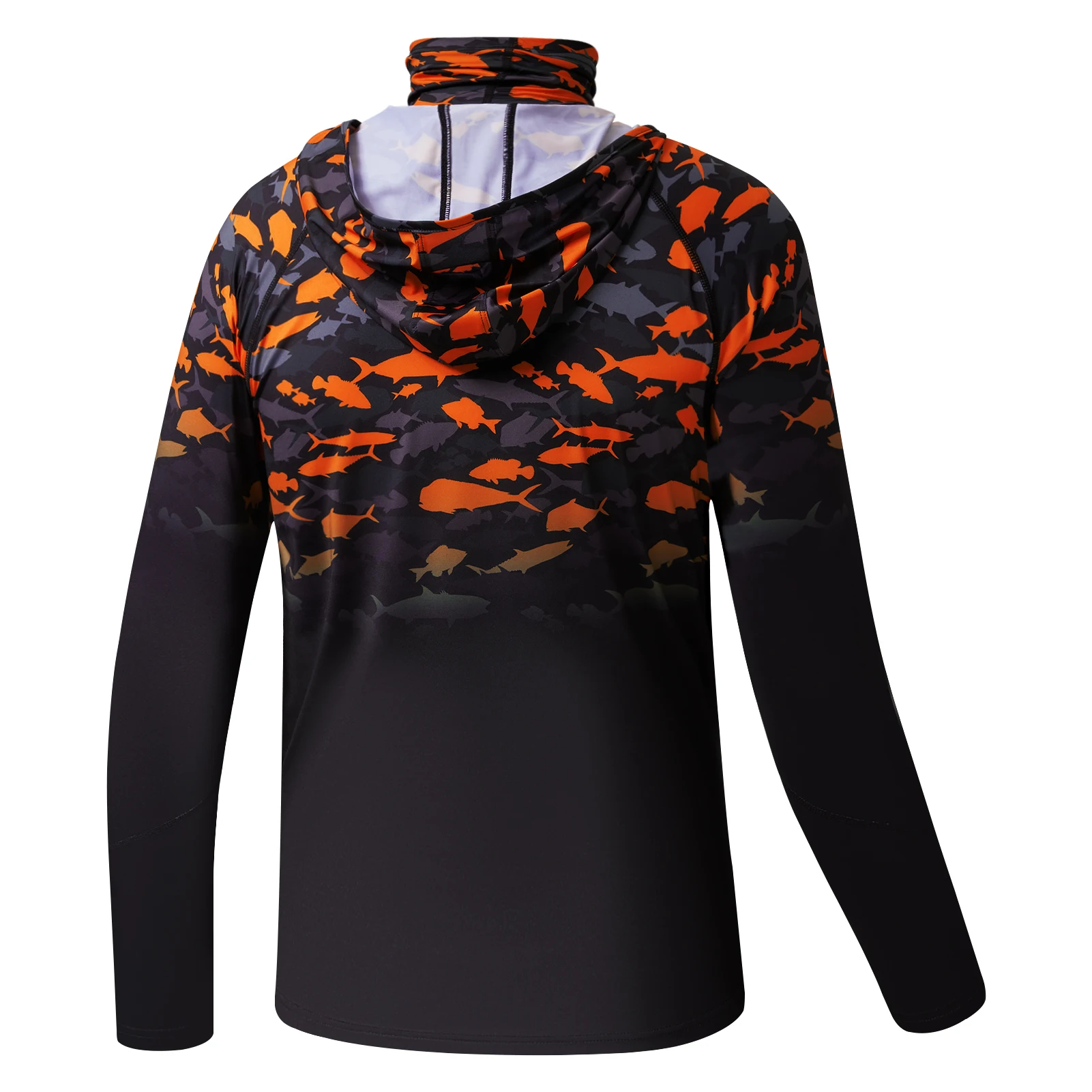 BASSDASH Youth Camiseta UPF 50+ con capucha – Protección solar pesca - imagen 5