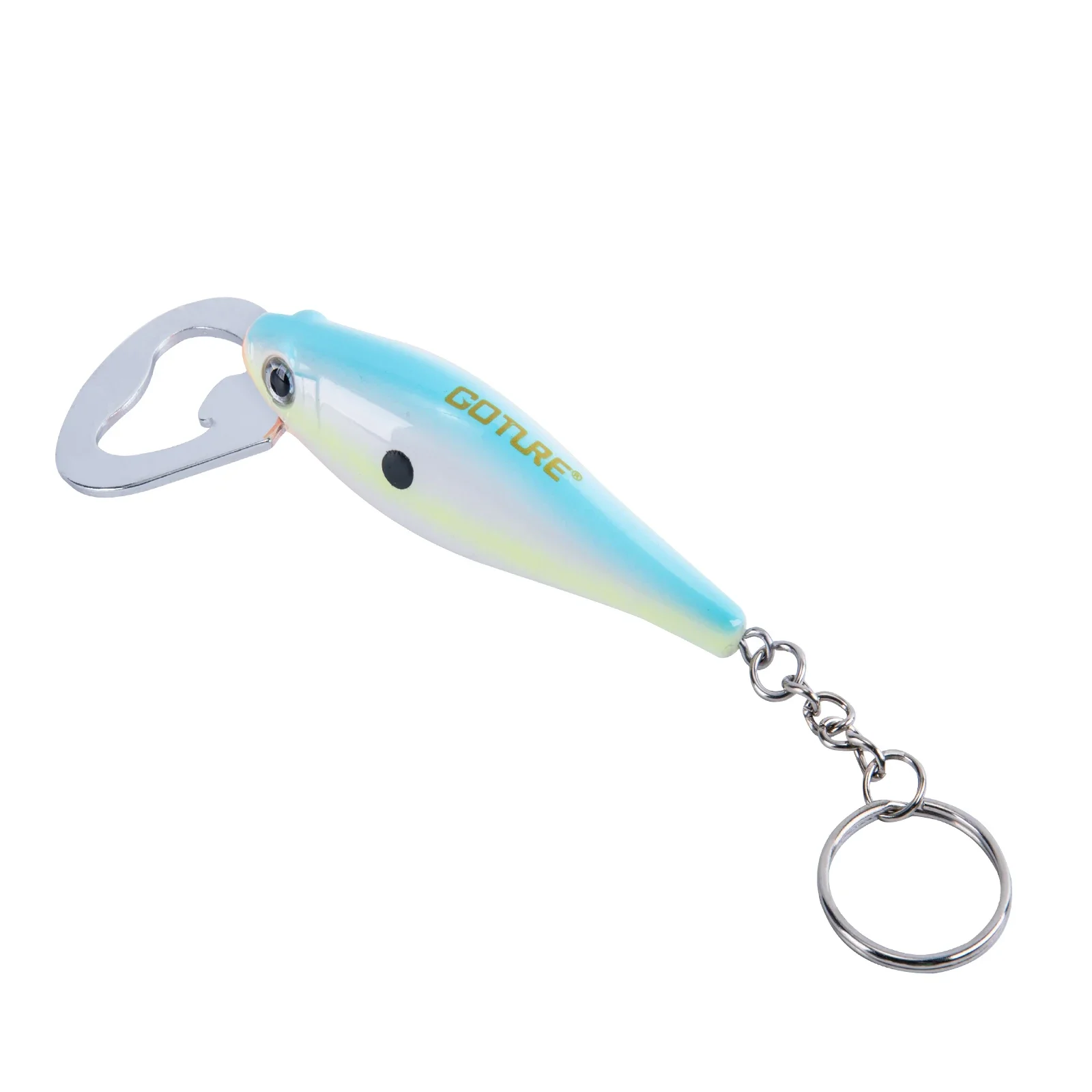 Goture-rebotellas con señuelo de pesca, accesorio de pesca con diseño de pez de acero al carbono para cerveza, comedor, Bar, utensilios, herramienta de cocina, 1 Uds. - imagen 5
