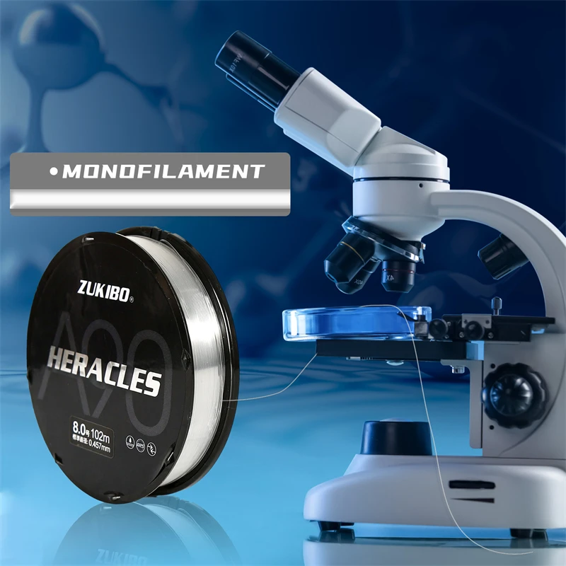 ZUKIBO-sedal de pesca de monofilamento Toray A90w, sedal de nailon superfuerte, recubierto de fluorocarbono, sedal de hundimiento duradero, 500m - imagen 3