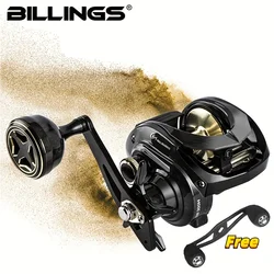 Carrete Baitcasting SW 6.4:1 Fibra Carbono – 35lb Arrastre Agua Dulce y Salada