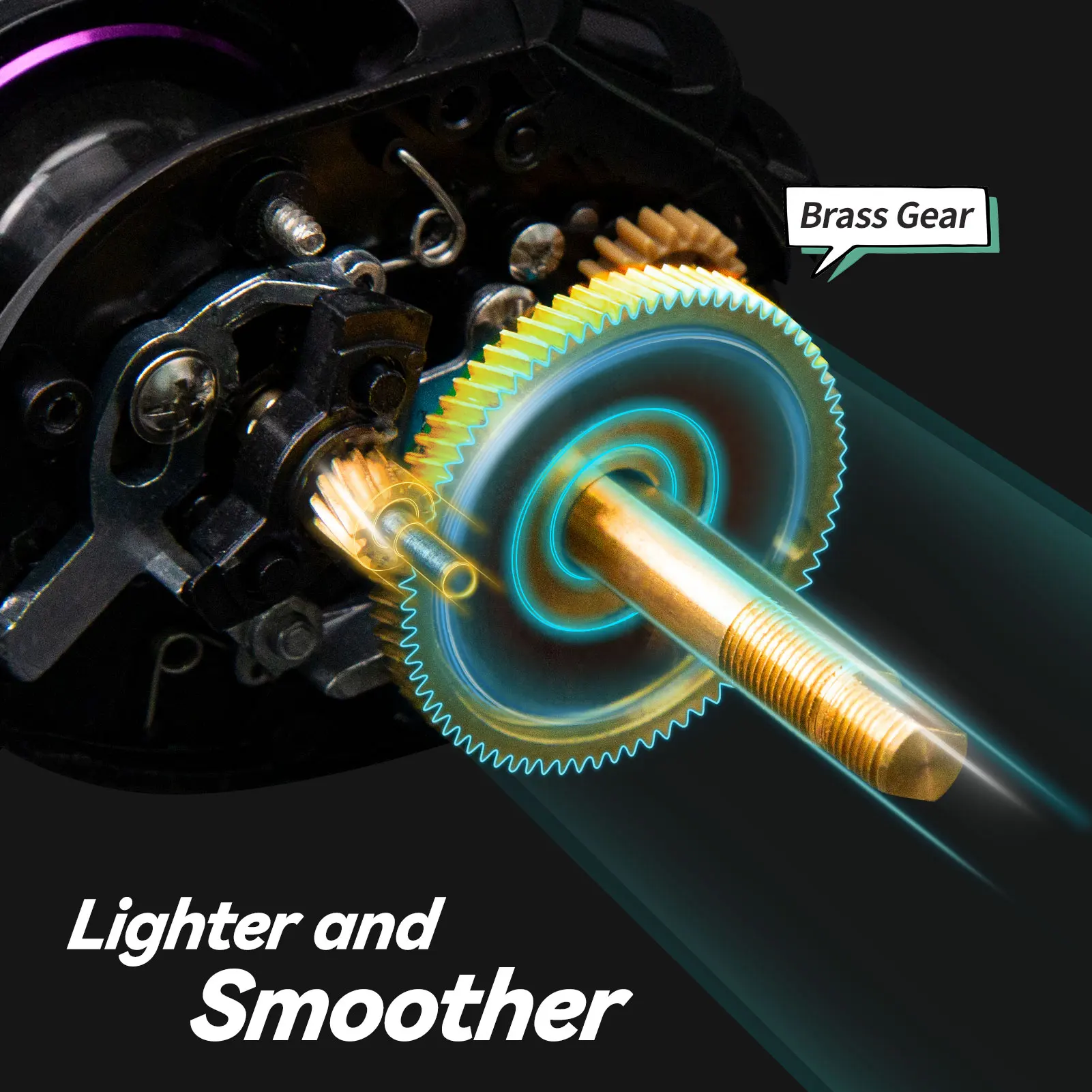 Carrete de pesca 7. Carrete de Metal con relación de engranaje 2: 1, arrastre máximo de 10kg, rueda de Baitcasting de alta velocidad para equipo de pesca de agua dulce y salada - imagen 4