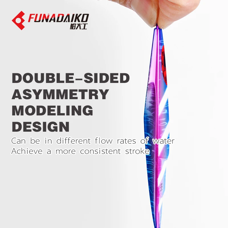 FUNADAIKO-señuelo de Pesca Jigging de Metal lento, aparejos de Pesca de agua salada, 60g, 80g, 100g, 120g, 150g, nuevo - imagen 5