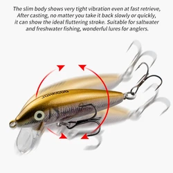 Mini señuelo Minnow hundimiento para trucha – cebo artificial