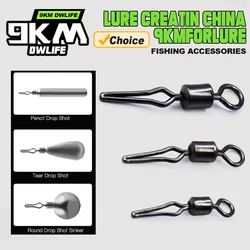 9KM Plomos de pesca con clip giratorio – Accesorios moldeados