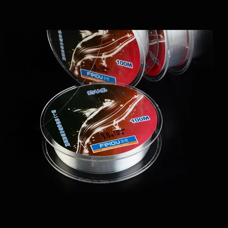 Paquete de 10 100 metros de línea de pesca de carrete, línea de pesca de nailon de 1000 metros, línea de fundición de caña de mar, alambre de pesca sublínea - imagen 5