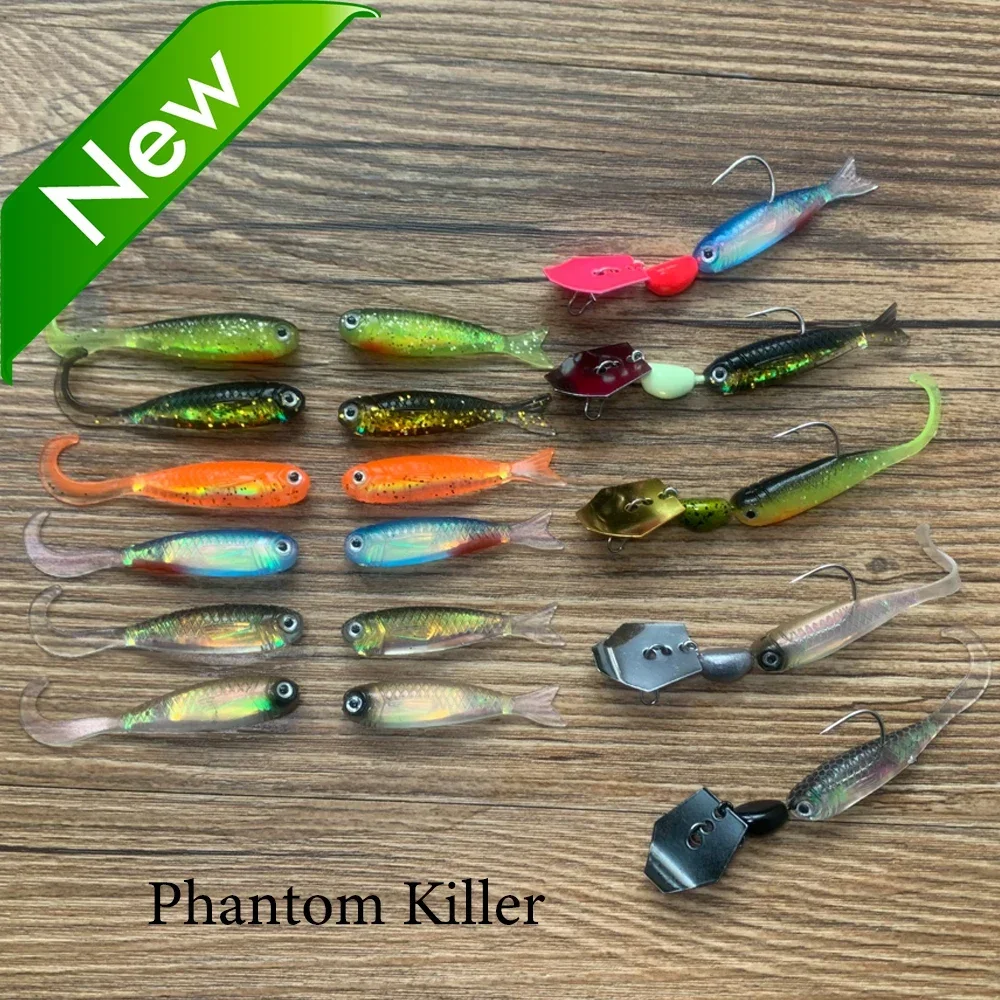 Kit señuelos blandos para carpa – Vinilos, swimbaits y spinner