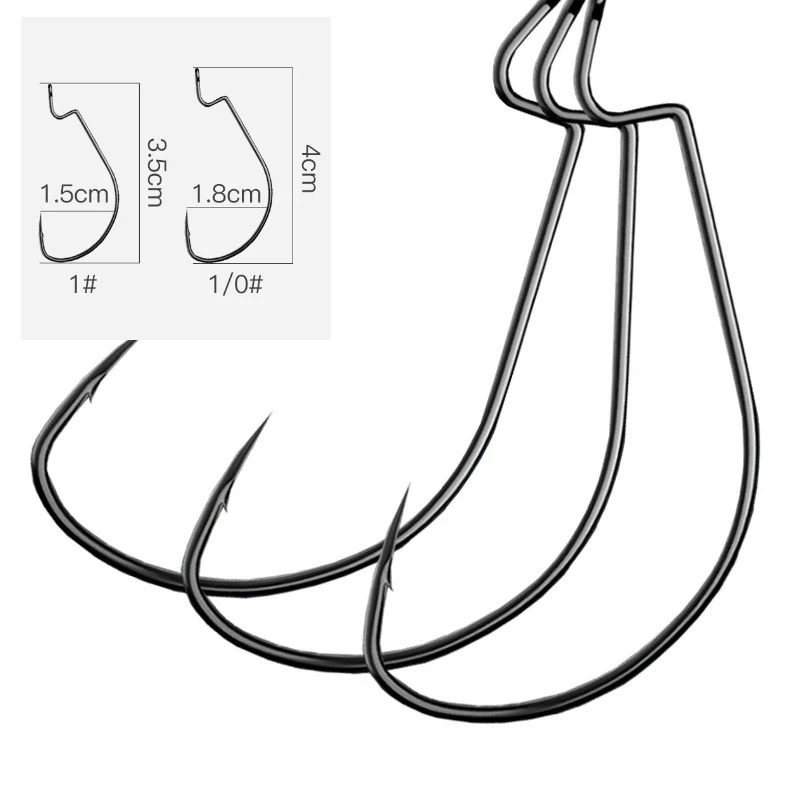 Juego de pesca de Texas, juego de cebo para corredor de carretera, anzuelos de cebo blando, conjunto combinado de accesorios PP LUYA BAIT SET realista fuerte atractivo suave - imagen 2