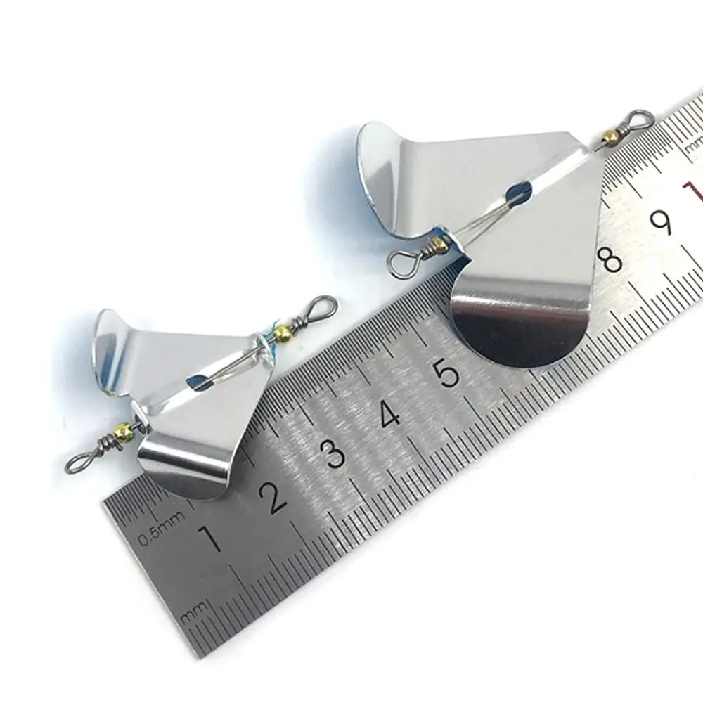 Hélice de mosca Spinnerbait, enchufe giratorio, fundición, Topwater señuelo de pesca, cuchillas de acero inoxidable personalizadas - imagen 3