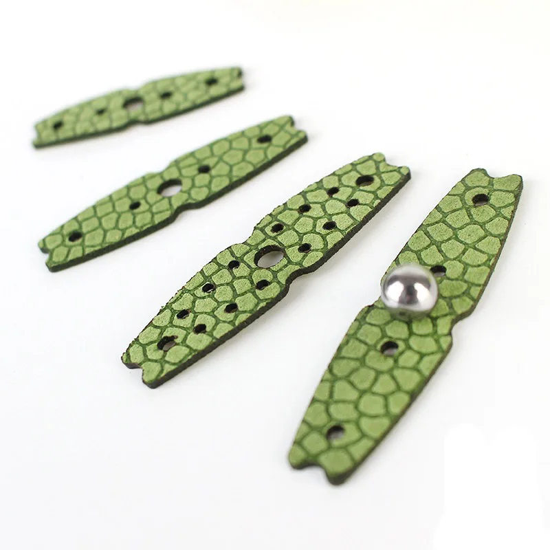 30 Uds. Bolsa de pelota tirachinas banda de látex de goma cuero PU accesorios de tiro al aire libre - imagen 3