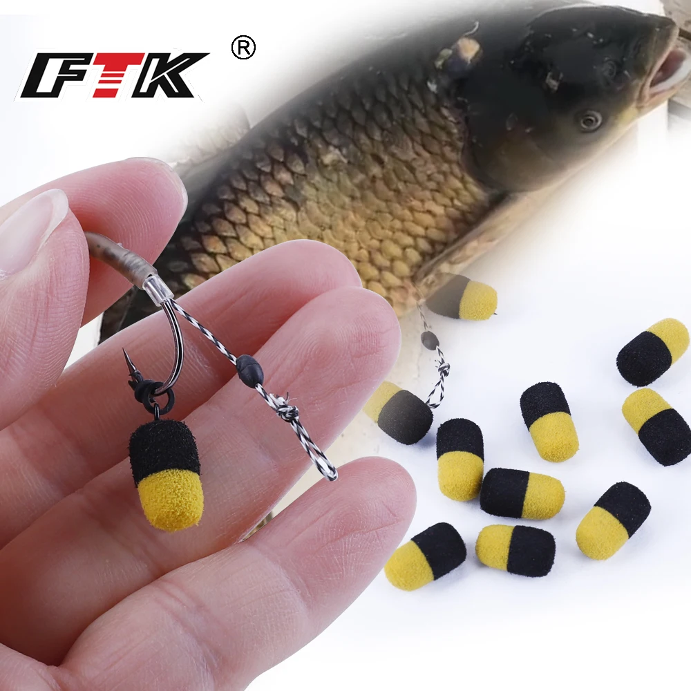 FTK 10 Uds 13mm Boilies emergentes pesca de carpa flotabilidad cebo de pesca para carpa aparejo de pelo método alimentador Boilies flotantes Accesorios - imagen 5