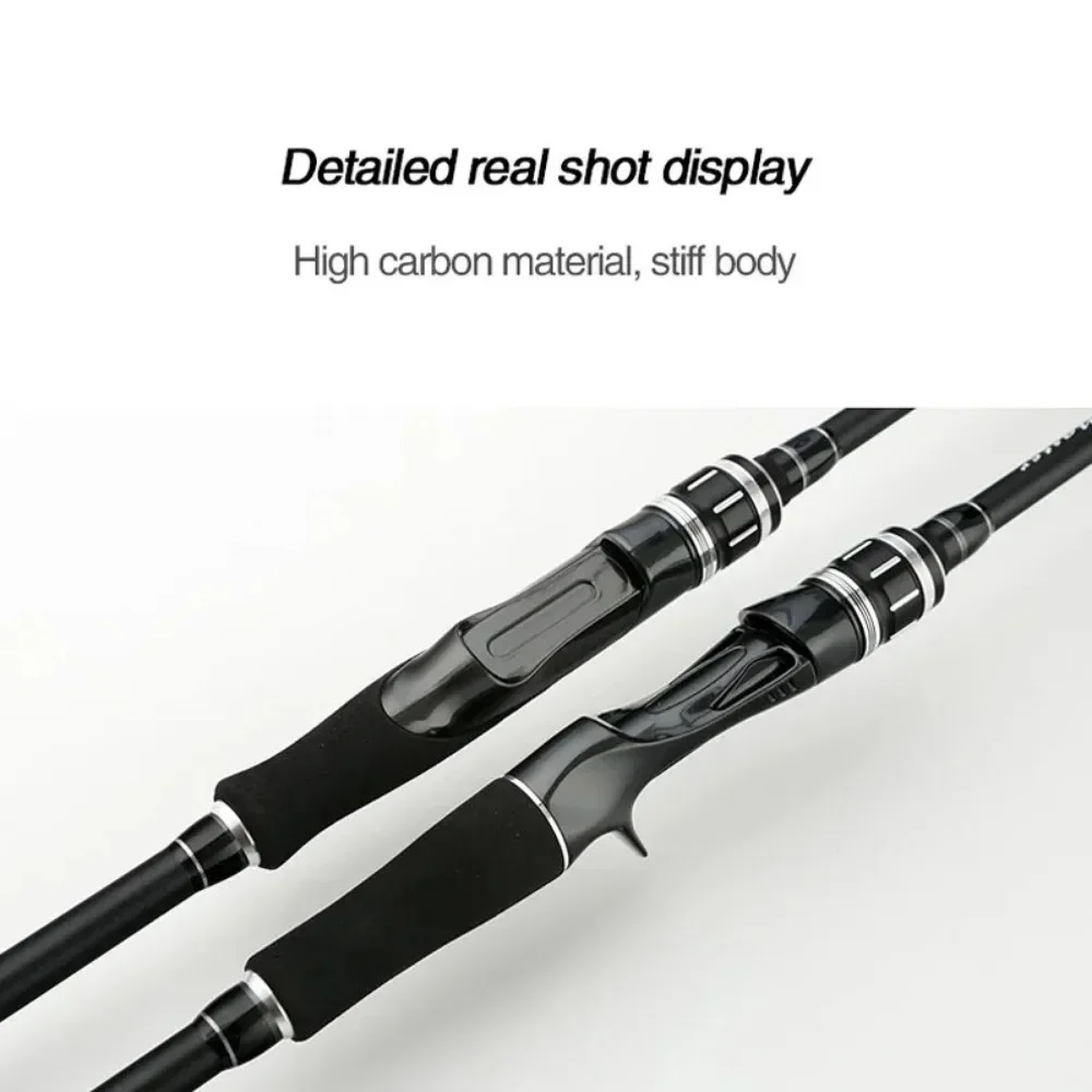 Caña de pescar de carbono Goture 1,8 m 2,1 m 2,4 m 3 puntas ML M MH potencia 2 secciones caña de mar de fundición giratoria de viaje ligera - imagen 4