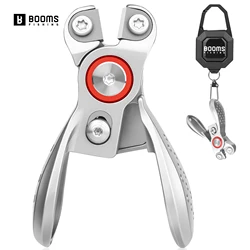 Booms Fishing Mini cortador línea inoxidable – Tijeras pesca trenzada
