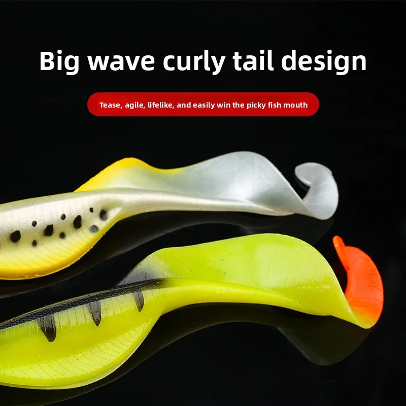 Dragon Grub 15cm – Vinilo cola rizada para lubina y lucio - imagen 3