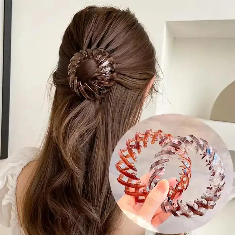 Nueva pinza para el pelo para niñas, pinzas para el pelo para mujeres, pasadores de agarre para mujeres, hebilla de cola de caballo coreana de alta calidad, Clip para el pelo, tocados - imagen 4