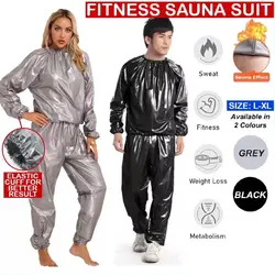 Traje Sauna PVC manga larga termogénico unisex