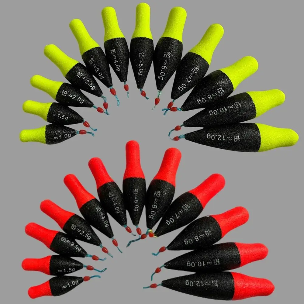 4 Uds nanomateriales pesca flotador de roca mano de obra boya de pesca de mar doble propósito comer plomo 1,0-5,0g flotadores de pesca de mar - imagen 4