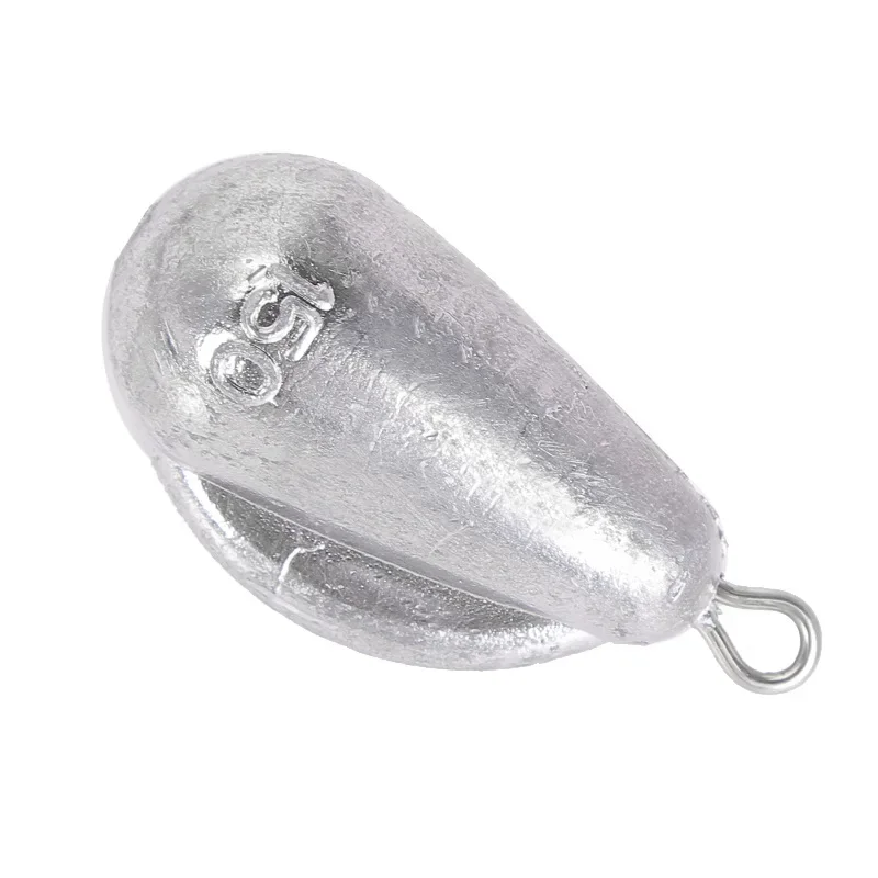 Plomada de plomo en forma de gota de agua, 100g/125g/150g/200g/250g/300g, accesorios de pesca en barco oceánico - imagen 5