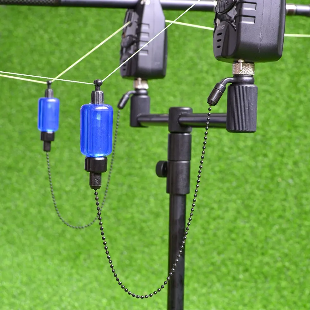 Indicadores de mordida Swinger para pesca de carpa, Color rojo/amarillo/azul/verde, para alarmas de pesca, paquete de 2 - imagen 4