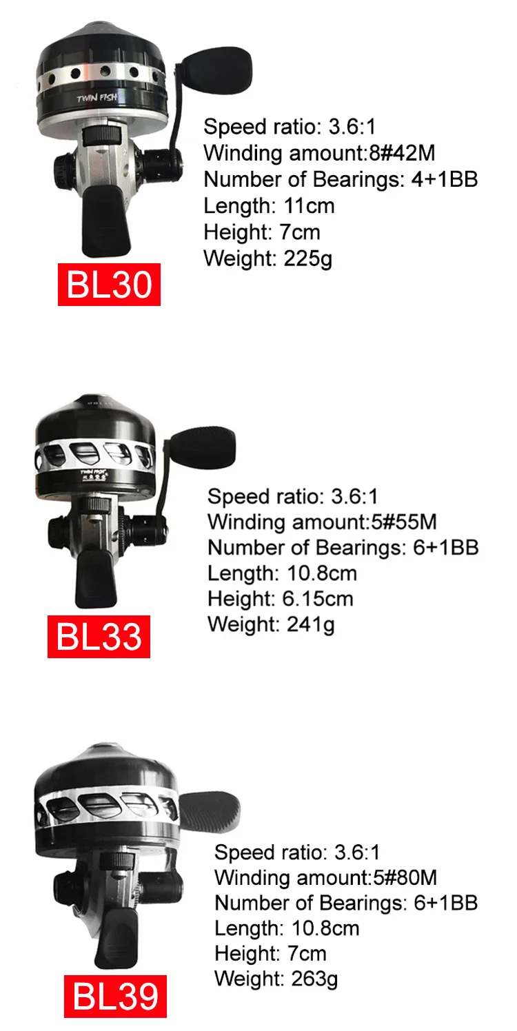 Descubra el carrete de pesca perfecto para su próxima aventura con BL30 BL33 y los modelos BL39