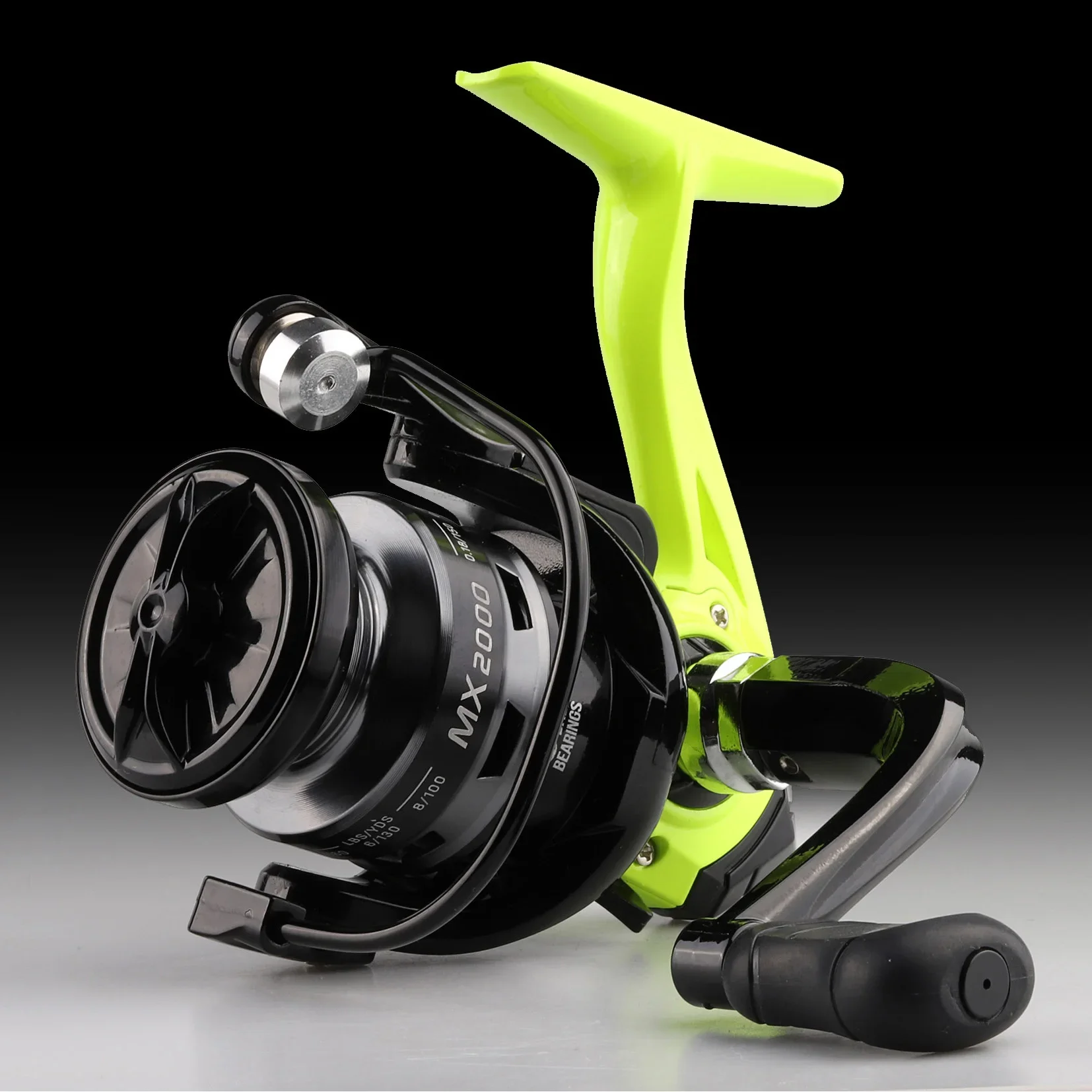 Carrete giratorio de pesca, bobina de Metal 5,2: 1/4.7:113BB, rodamientos de bolas 2000-6000, accesorios de copa de línea de Metal, aparejos de agua salada - imagen 4