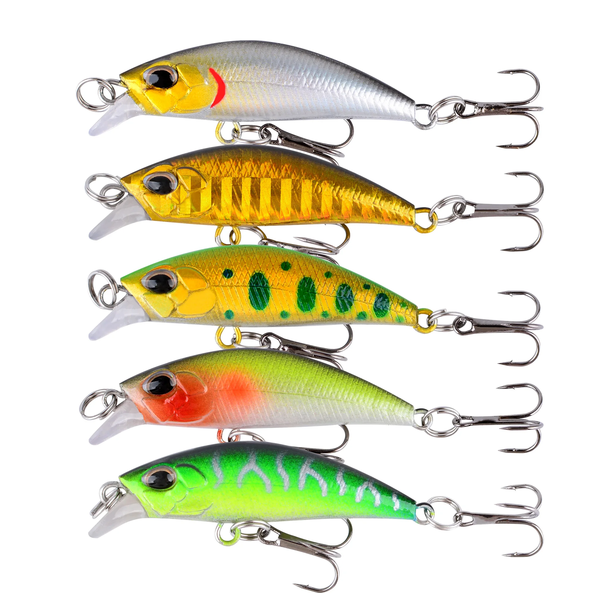 Señuelo de pesca de pececillo que se hunde, Wobbler, Peche, manivela Artificial, lubina, perca, Lucio, salmón, trucha, 4g/8g, 1 ud. - imagen 4