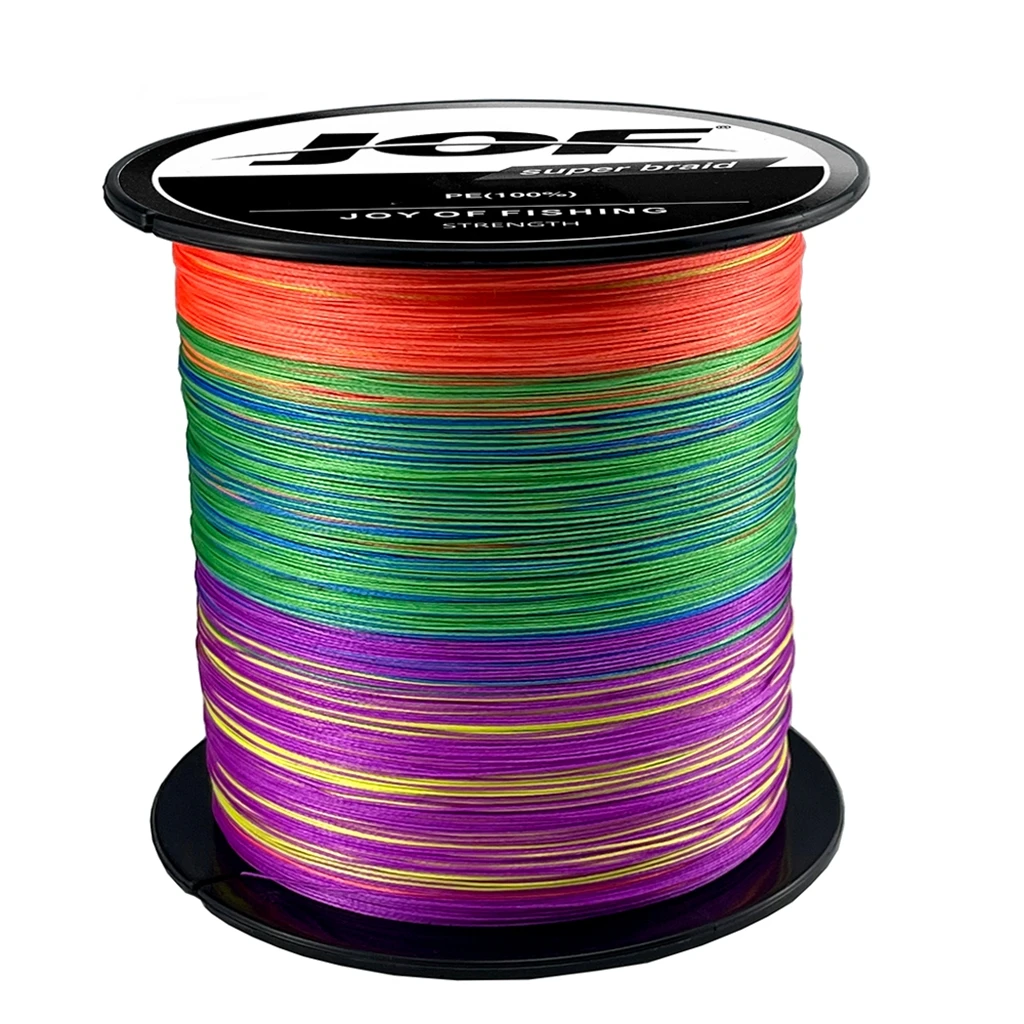 JOF PE Fishing Line 8 Strands 1.0#/3.0#/8.0# High Quality Casting Far Carp Fishing Tackle 100m 18-78 LB Baitcasiting Line - imagen 3