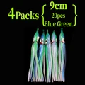 20pc 9cm Blue-green